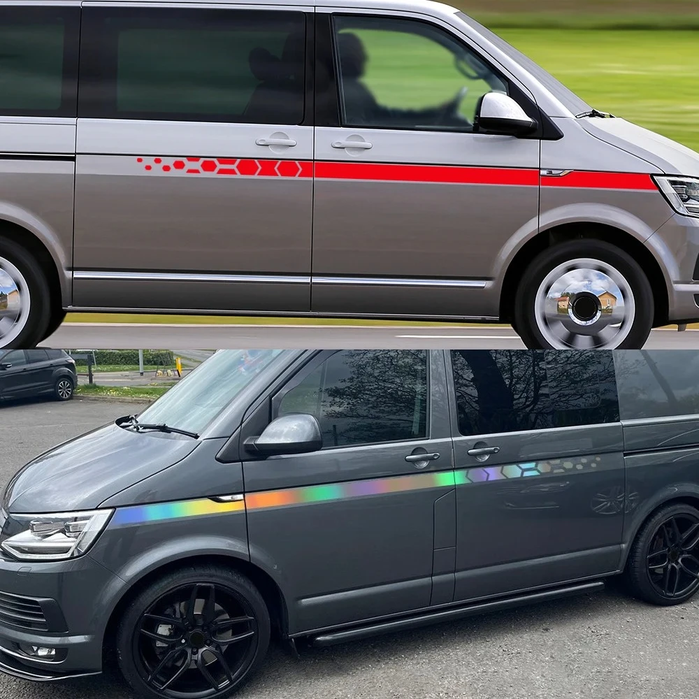 Car Door Side Stripes Waistline Stickers Vinyl Decals Decoration For Volkswagen VW T4 T5 T6 Transporter Camper Van Honeycomb Hex
Car Door Side Stripes Waistline Stickers Vinyl Decals Decoration For Volkswagen VW T4 T5 T6 Transporter Camper Van Honeycomb Hex