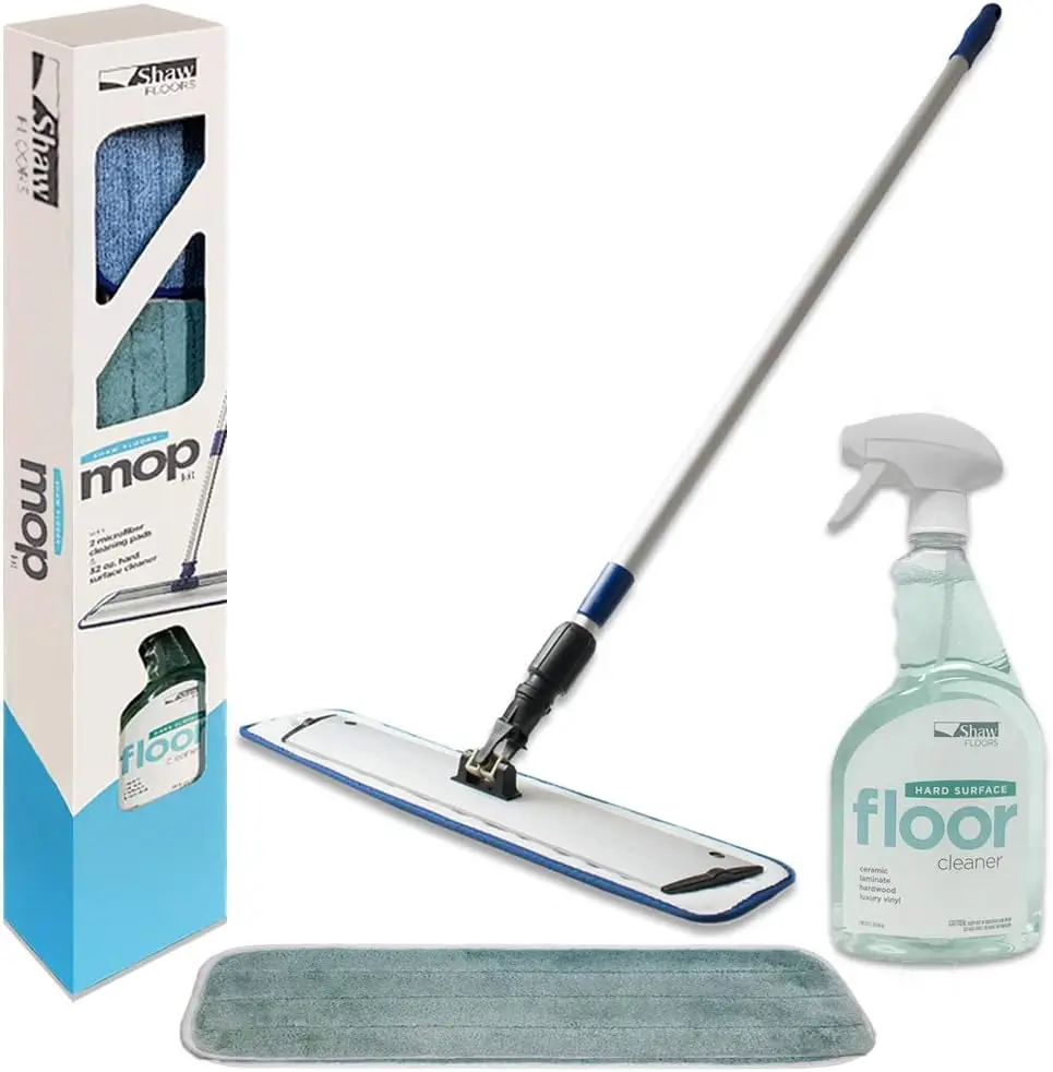 Vibrant Micro Fiber Mop Hardwood and Laminate Cleaning Kit w/Cleaner + Pads 1 Wet/1 Dry
Vibrant Micro Fiber Mop Hardwood and Laminate Cleaning Kit w/Cleaner + Pads 1 Wet/1 Dry