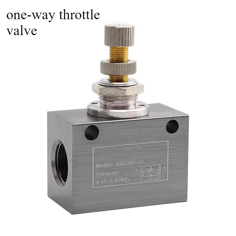 Adjustable Speed ASC Flow Control Valve, One-Way Throttle Valve for Automation Equipment, Industrial Machinery, High Precision
Adjustable Speed ASC Flow Control Valve, One-Way Throttle Valve for Automation Equipment, Industrial Machinery, High Precision