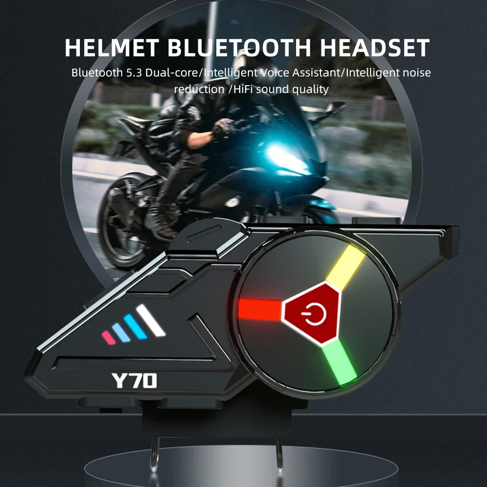 Y70 Bluetooth 5,3 гарнитура для мотоциклетного шлема IP65 водонепроницаемые беспроводные наушники с шумоподавлением гарнитура для звонков музыкальные наушники
Y70 Bluetooth 5,3 гарнитура для мотоциклетного шлема IP65 водонепроницаемые беспроводные наушники с шумоподавлением гарнитура для звонков музыкальные наушники