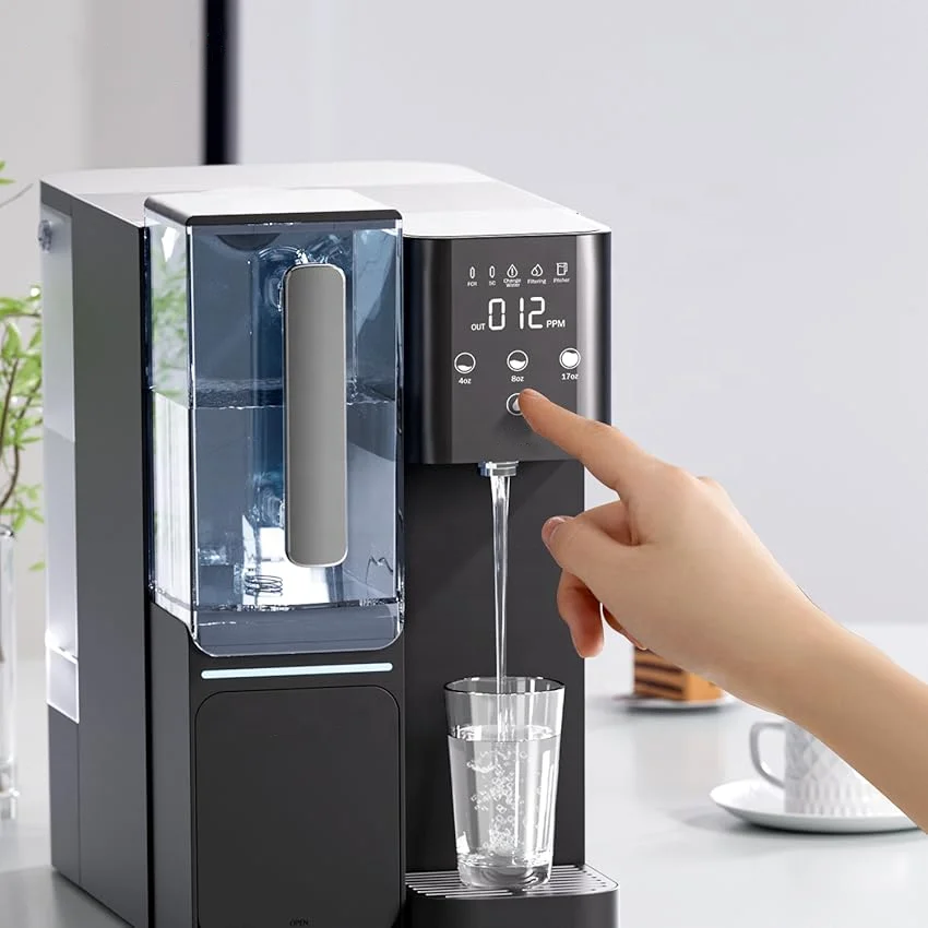 100G Countertop Reverse Osmosis Water Filter Dispenser Low TDS Water Purifier Certified 3 Stage RO Water Filtration System
100G Countertop Reverse Osmosis Water Filter Dispenser Low TDS Water Purifier Certified 3 Stage RO Water Filtration System