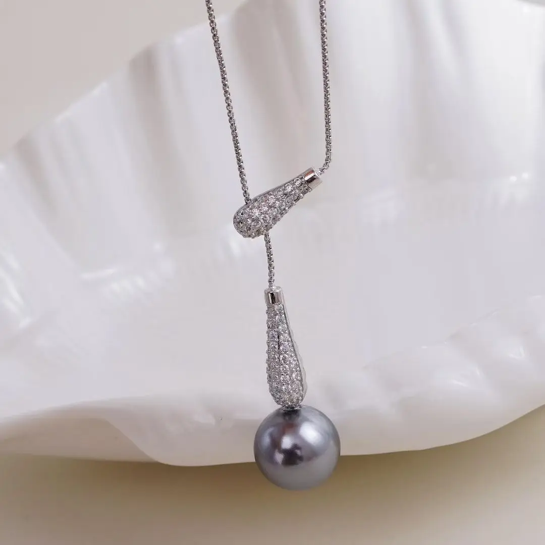 45cm Long S925 Sterling Silver Necklace Mountings Findings Jewellery Mounts Parts Fittings Accessories for 11-12mm Pearls
45cm Long S925 Sterling Silver Necklace Mountings Findings Jewellery Mounts Parts Fittings Accessories for 11-12mm Pearls