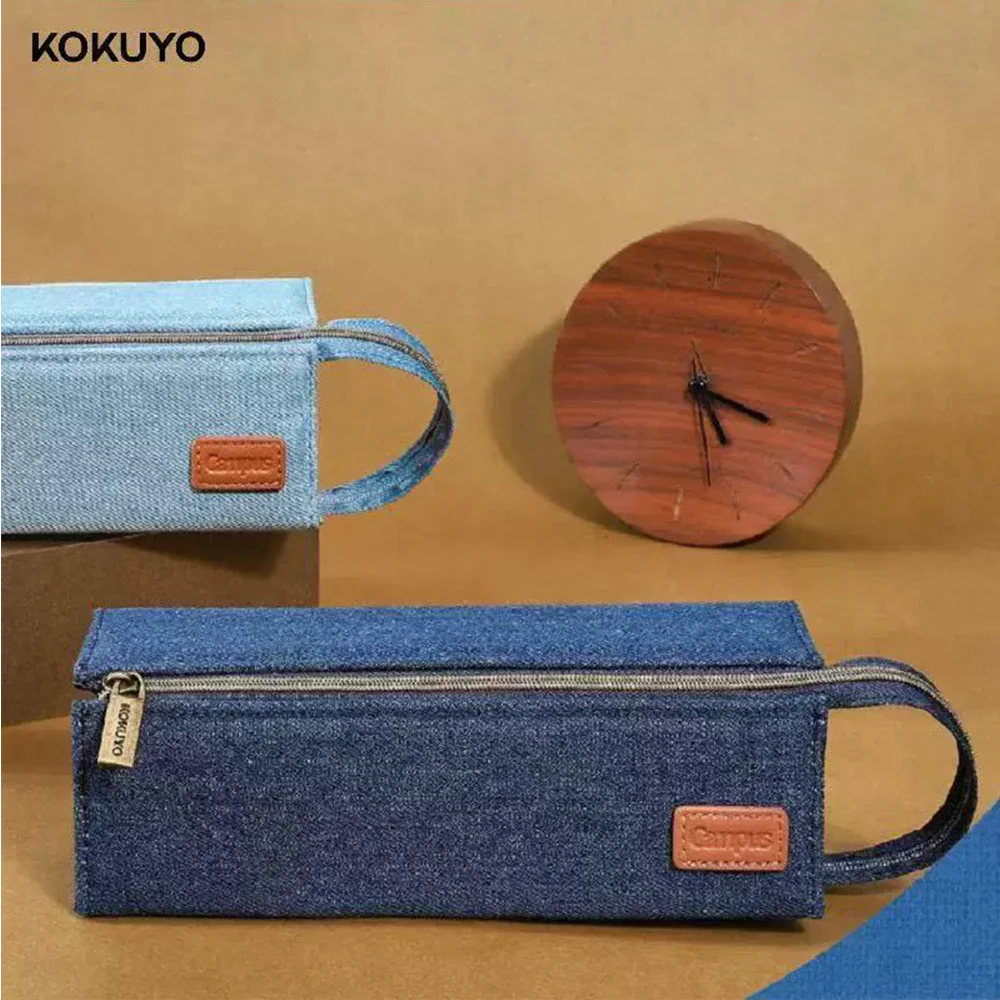 Japan New Kokuyo Pencil Bag Campus Large Opening Cowboy Storage Bag for School Stationery Box School Supplies Kawaii Pencil Case
Japan New Kokuyo Pencil Bag Campus Large Opening Cowboy Storage Bag for School Stationery Box School Supplies Kawaii Pencil Case