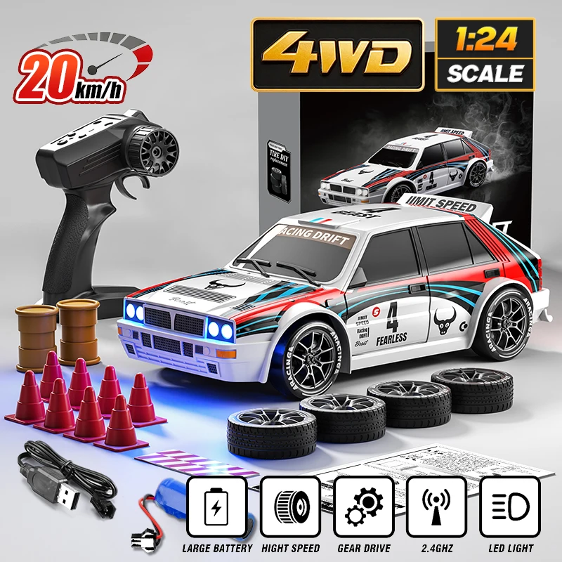 SG204 PRO RC Car 1:24 2.4G 4WD 20KM/H High Speed Drift Racing Remote Control Truck Off Road Electric Vehicle Toy For Kids Gift
SG204 PRO RC Car 1:24 2.4G 4WD 20KM/H High Speed Drift Racing Remote Control Truck Off Road Electric Vehicle Toy For Kids Gift