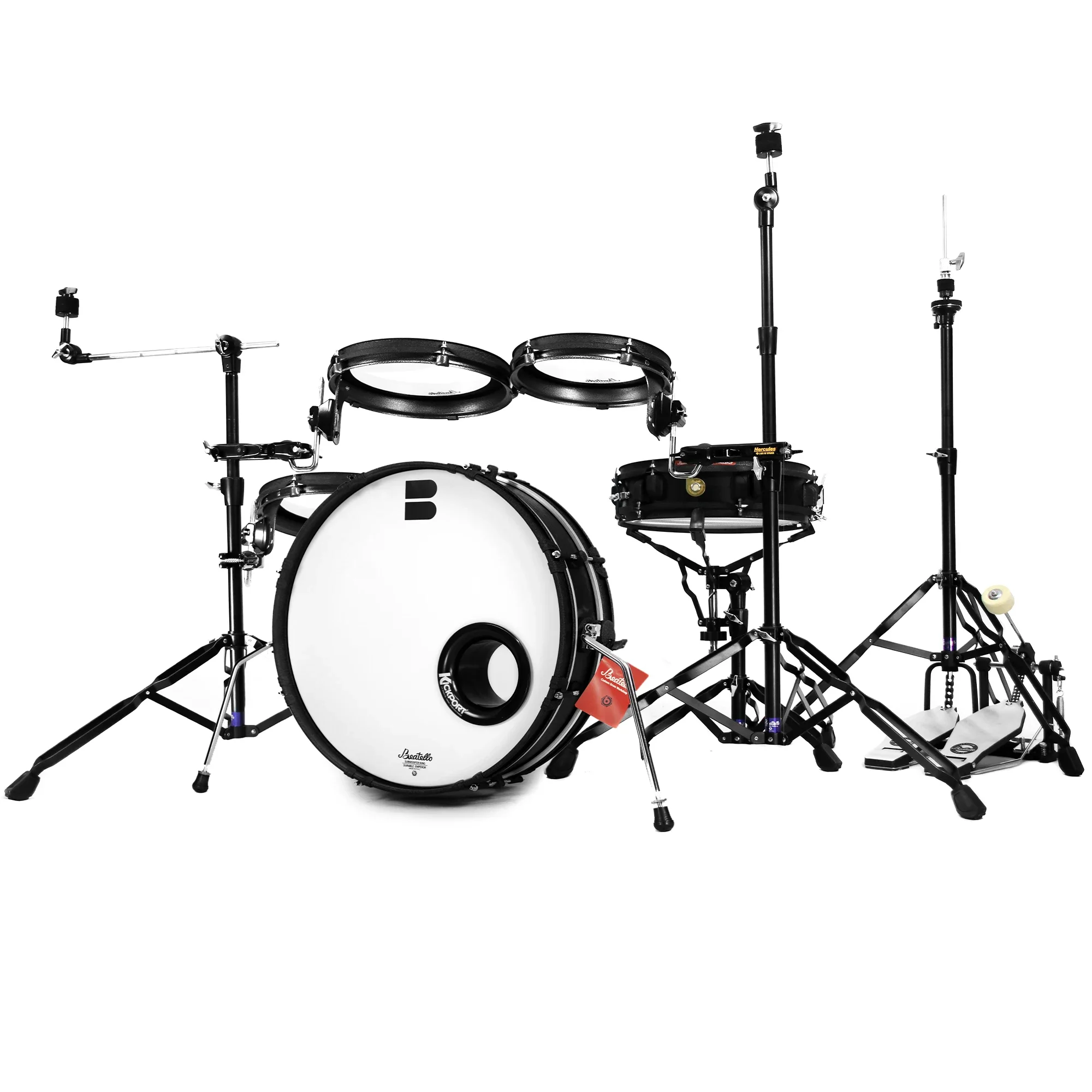 JBK Portable 5-Piece Electronic Drum Pad Set Professional Low Frequency Percussion Kit for Beginners Studio Recording Practice
JBK Portable 5-Piece Electronic Drum Pad Set Professional Low Frequency Percussion Kit for Beginners Studio Recording Practice
