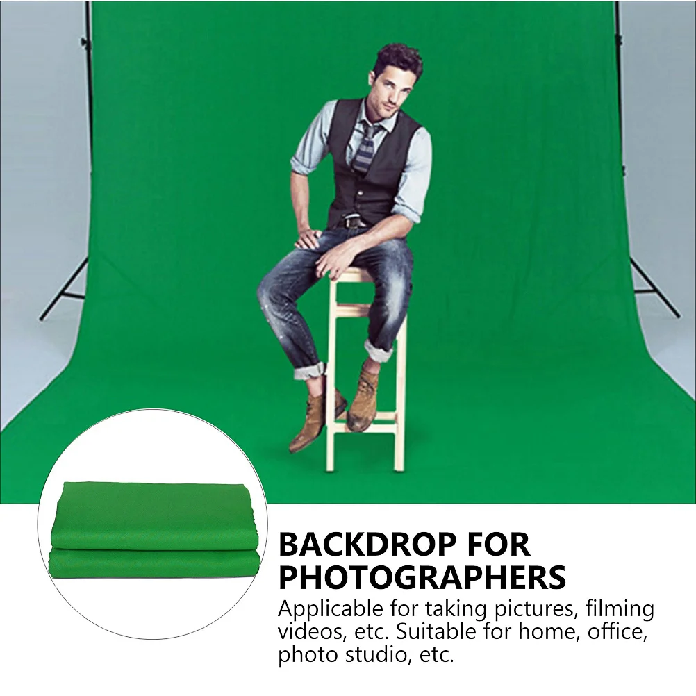 1Pcs Photographic Backdrop Cloth Solid Green Color Lightweight Stain-Resistant Non-Glare Photo Video Background Fabric
1Pcs Photographic Backdrop Cloth Solid Green Color Lightweight Stain-Resistant Non-Glare Photo Video Background Fabric