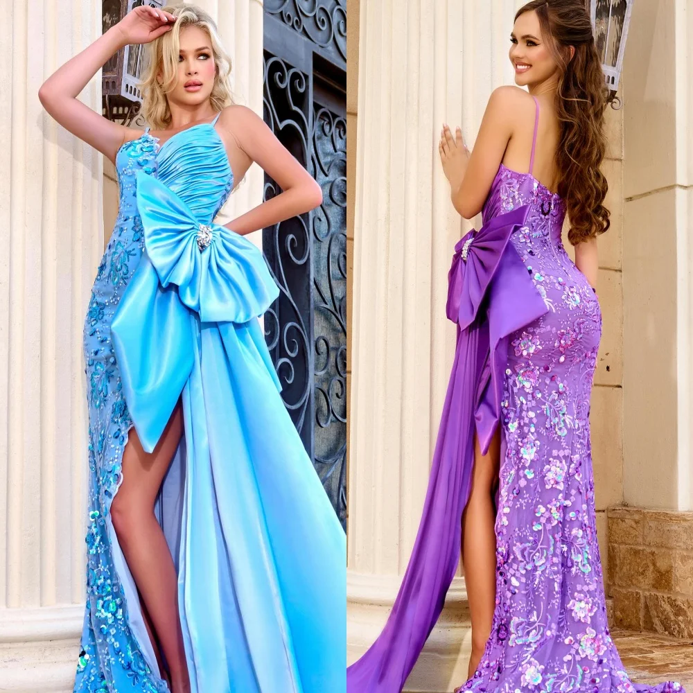Customized Mesprit High Quality Spaghetti Mermaid Floor Length Evening Dresses Sequin Bows Rhinestone S Customized
Customized Mesprit High Quality Spaghetti Mermaid Floor Length Evening Dresses Sequin Bows Rhinestone S Customized