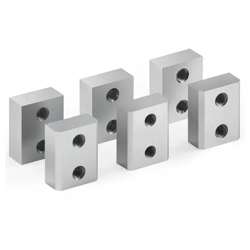 Rebar Cutter Blades, 6 Pcs Replacement Jaw Blades for 1-1/8 Inch 28mm #9 Electric Rebar Cutter, Double-sided, CR12MOV High-Hardness Steel, Fast Efficient with Screws and Spring Washer
Rebar Cutter Blades, 6 Pcs Replacement Jaw Blades for 1-1/8 Inch 28mm #9 Electric Rebar Cutter, Double-sided, CR12MOV High-Hardness Steel, Fast Efficient with Screws and Spring Washer