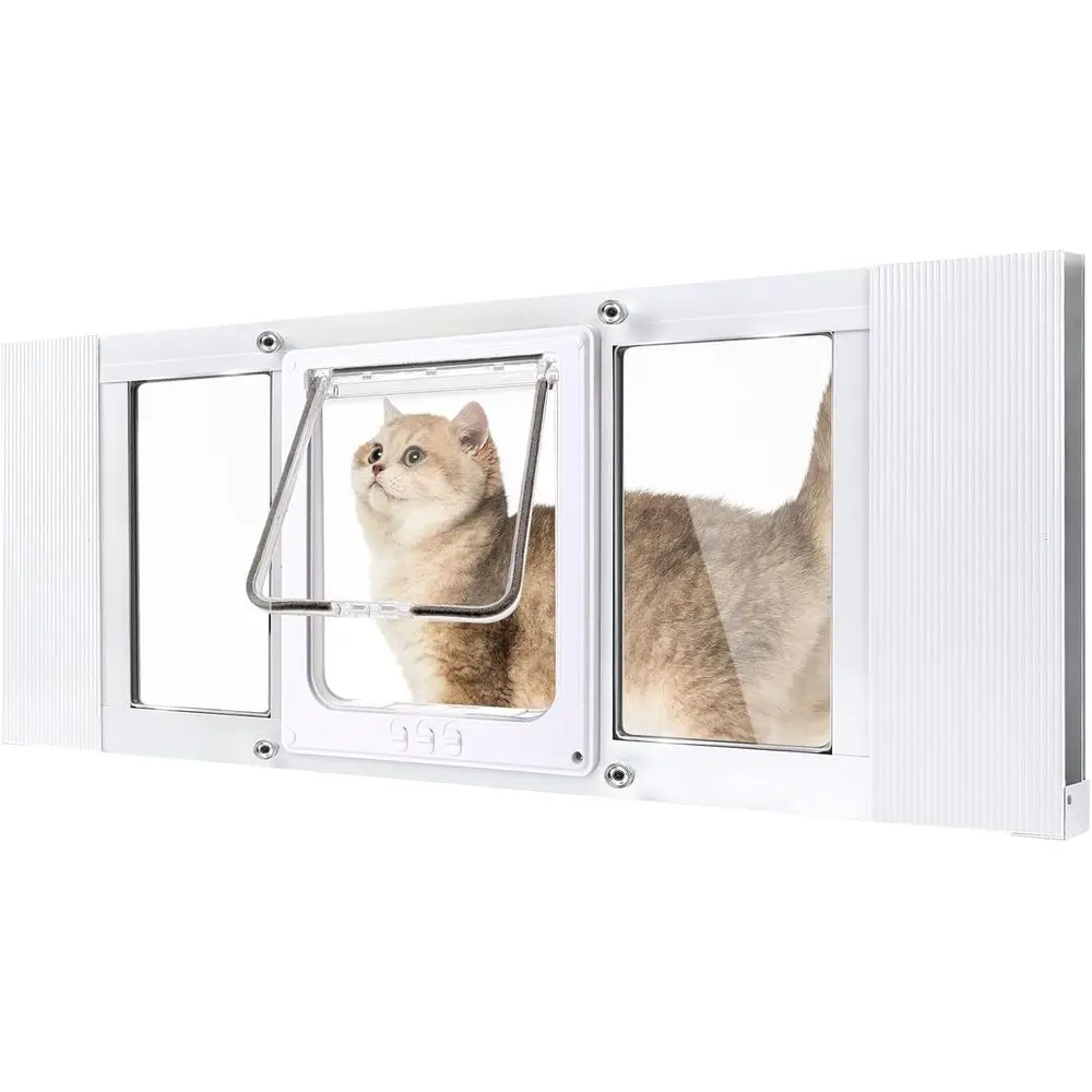Cat Door or Window, in No-Damage Quick Install, its 27"-32" Width Windows,No Drilling Required Cat Window Door Insert, e Pet Doo
Cat Door or Window, in No-Damage Quick Install, its 27"-32" Width Windows,No Drilling Required Cat Window Door Insert, e Pet Doo