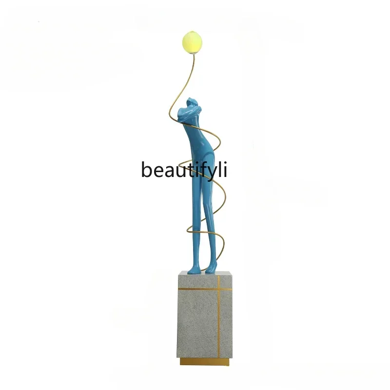 Abstract figure sculpture lobby window art decoration living room luminous light luxury floor ornament
Abstract figure sculpture lobby window art decoration living room luminous light luxury floor ornament