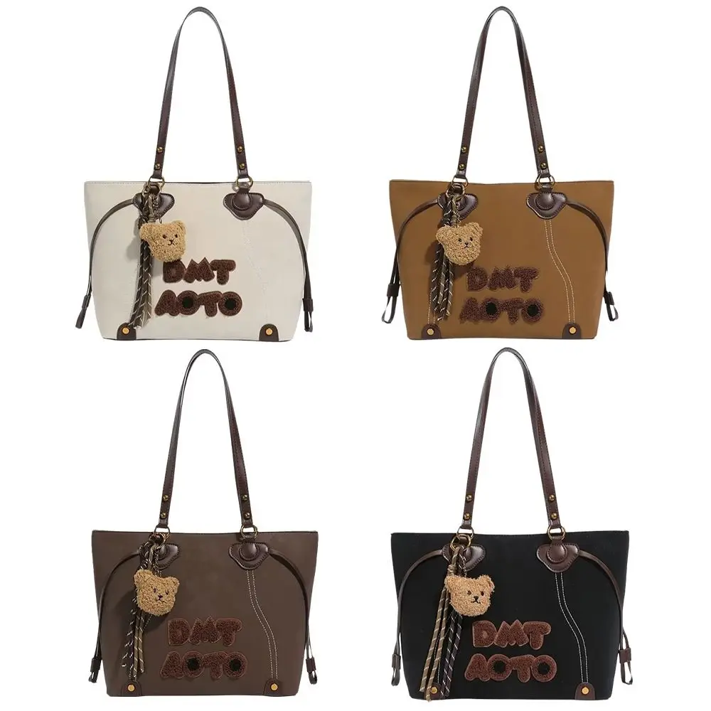 Elegant Retro Letter Tote Bag Large Capacity High-end Shoulder Bag Suede Portable Versatile Handbag
Elegant Retro Letter Tote Bag Large Capacity High-end Shoulder Bag Suede Portable Versatile Handbag