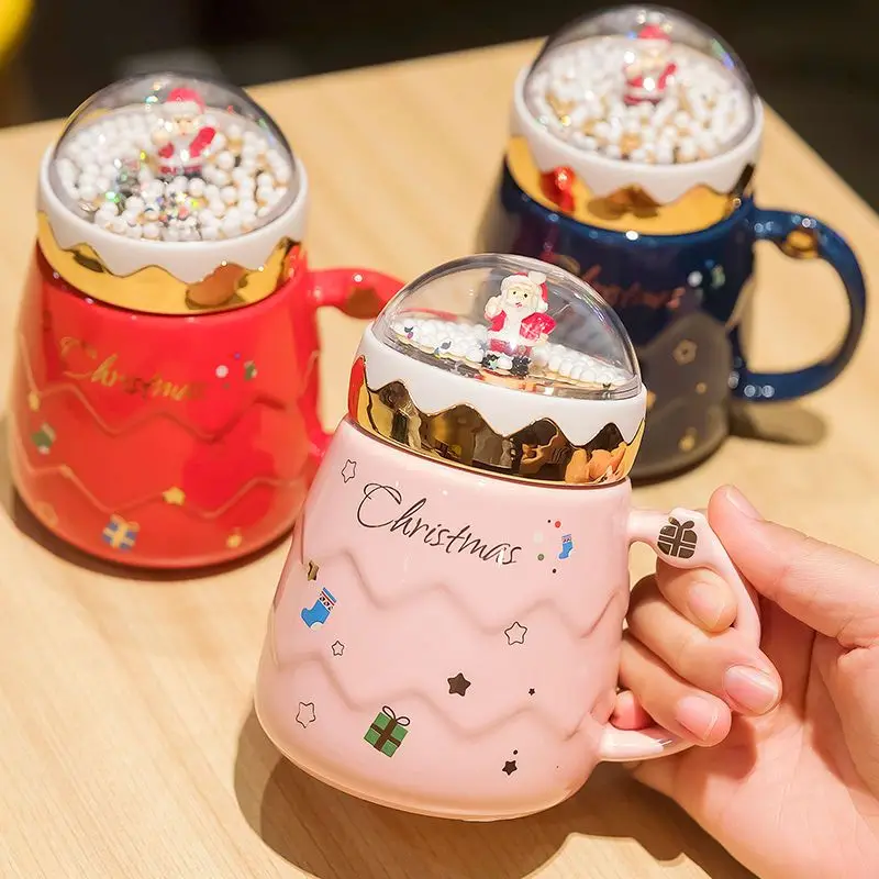 Newest Christmas Mugs Couples Ceramic Santa Claus Figurines Creative 2023 Xmas Gift New Lid Design Office Home Milk Coffee Cup
Newest Christmas Mugs Couples Ceramic Santa Claus Figurines Creative 2023 Xmas Gift New Lid Design Office Home Milk Coffee Cup
