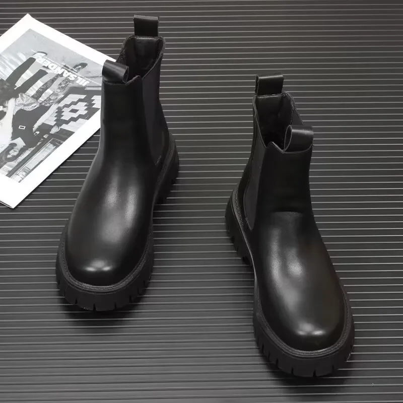 mens casual chelsea boots black natural leather shoes party banquet dresses cowboy platform boot spring autumn high botas hombre
mens casual chelsea boots black natural leather shoes party banquet dresses cowboy platform boot spring autumn high botas hombre