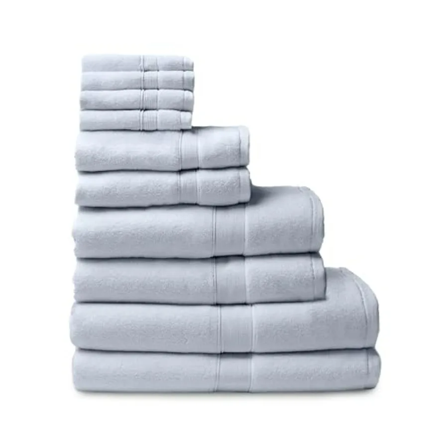 Complete Luxe Bath Bundle - 60 Cotton 40 Viscose from Bamboo - Quick Dry Plush Cotton Bath Towel Set for Home Spa Use - Harbor
Complete Luxe Bath Bundle - 60 Cotton 40 Viscose from Bamboo - Quick Dry Plush Cotton Bath Towel Set for Home Spa Use - Harbor