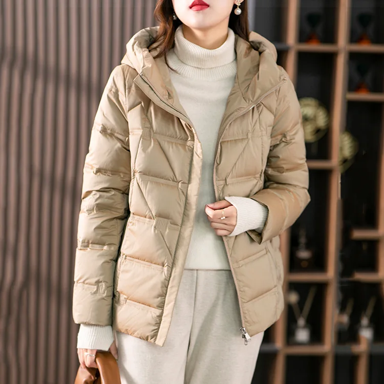 2026 European Autumn Winter New Women's Down Jacket Hooded Commuter Slimming Jacket
2026 European Autumn Winter New Women's Down Jacket Hooded Commuter Slimming Jacket