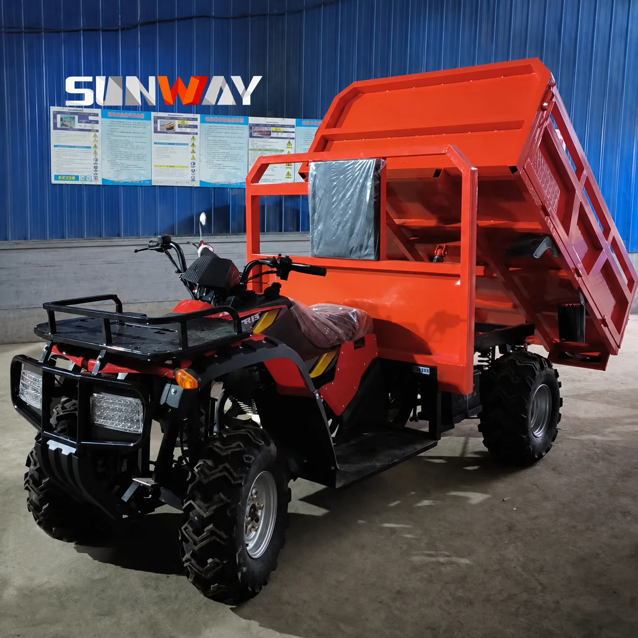 Heavy Duty Adult ATV 4x4 6x6 Farm Utility Vehicle All Terrain Cargo Transport for Agriculture
Heavy Duty Adult ATV 4x4 6x6 Farm Utility Vehicle All Terrain Cargo Transport for Agriculture