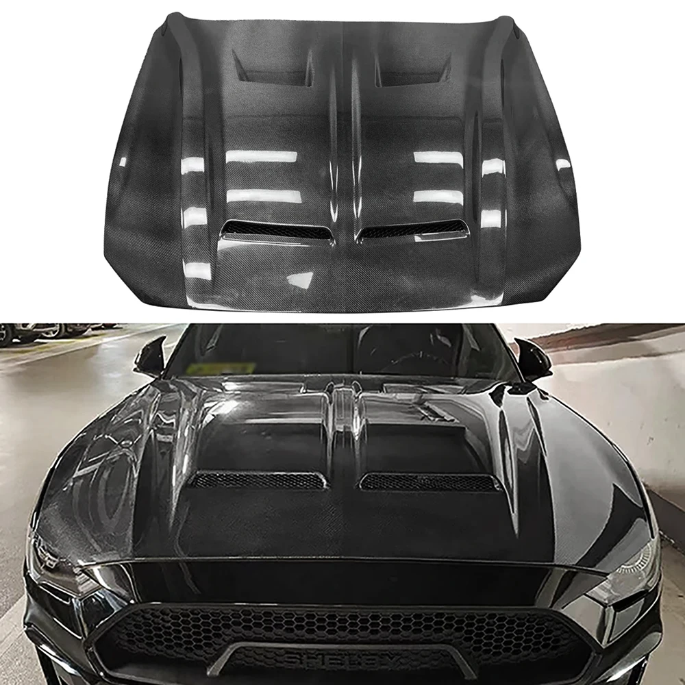 Carbon Fiber Engine Cover for Ford Mustang 2018-2022 Years Hood
Carbon Fiber Engine Cover for Ford Mustang 2018-2022 Years Hood