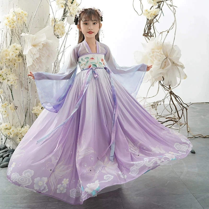 Summer Halloween Cosplay Girls Dresses Suit Tang Baby Hanfu Vestidos Children's Sets Girl Outfit Costume Y2K Clothes Long Dress
Summer Halloween Cosplay Girls Dresses Suit Tang Baby Hanfu Vestidos Children's Sets Girl Outfit Costume Y2K Clothes Long Dress