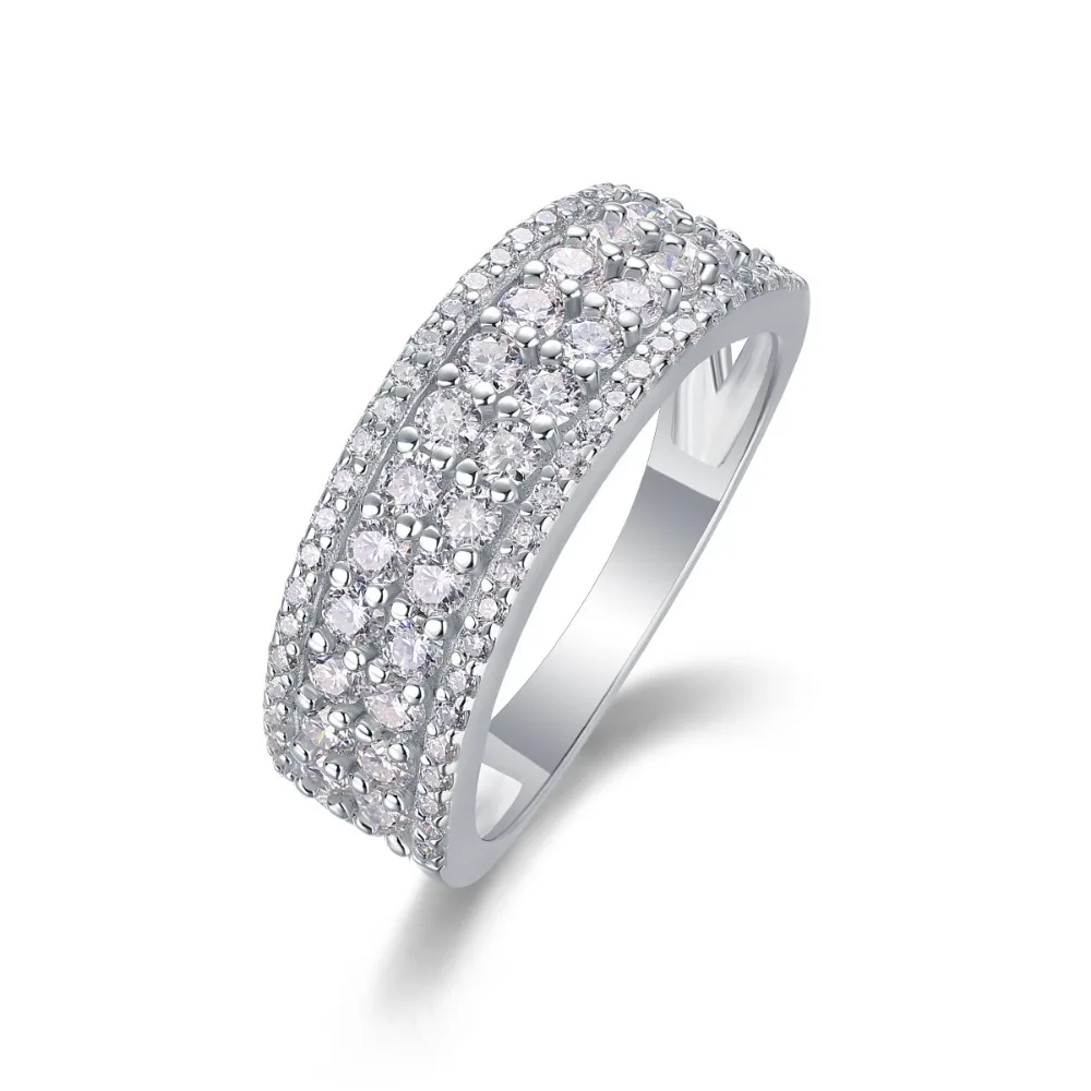 S925 Silver Iced Baguette Moissanite Half Eternity Band Wedding Ring for Women Fine Jewelry Plated White Gold Pass Diamond Test
S925 Silver Iced Baguette Moissanite Half Eternity Band Wedding Ring for Women Fine Jewelry Plated White Gold Pass Diamond Test