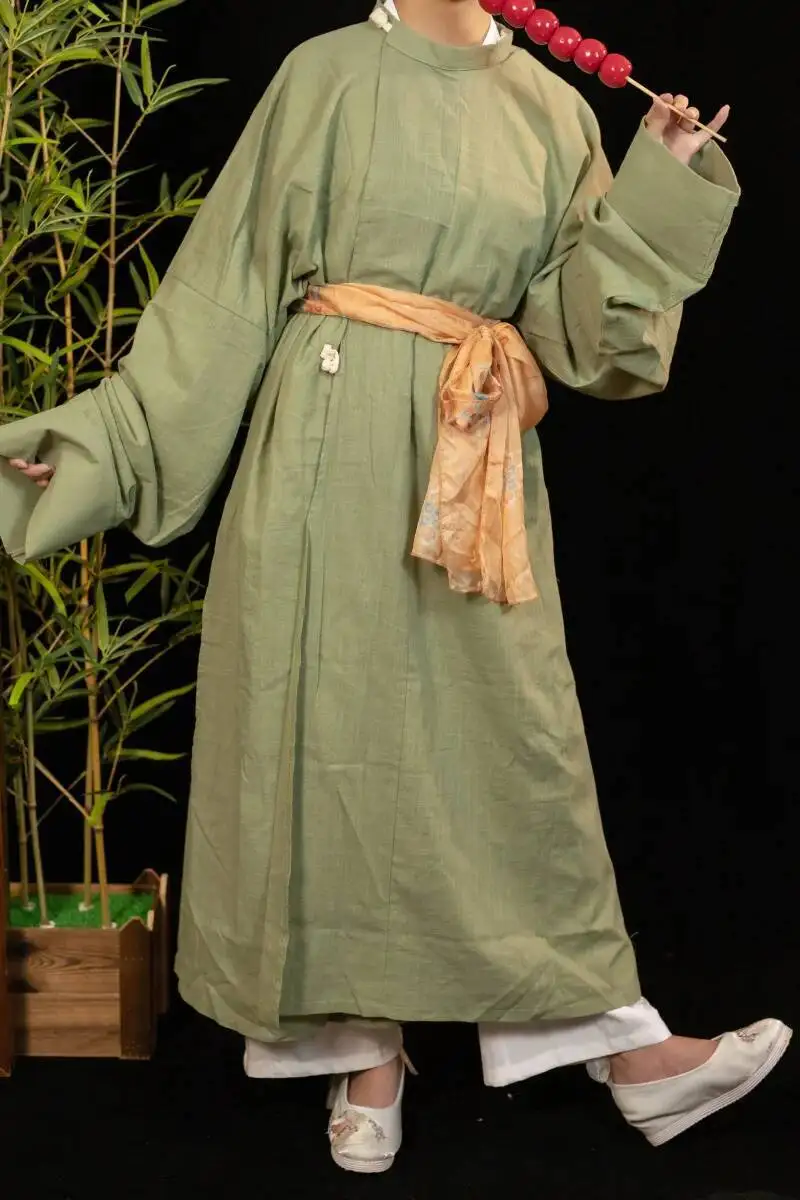 Винтажный китайский халат ханьфу из хлопка и льна с круглым вырезом, платье миди Losse, длинное кимоно в стиле династии Тан, летнее платье
Винтажный китайский халат ханьфу из хлопка и льна с круглым вырезом, платье миди Losse, длинное кимоно в стиле династии Тан, летнее платье