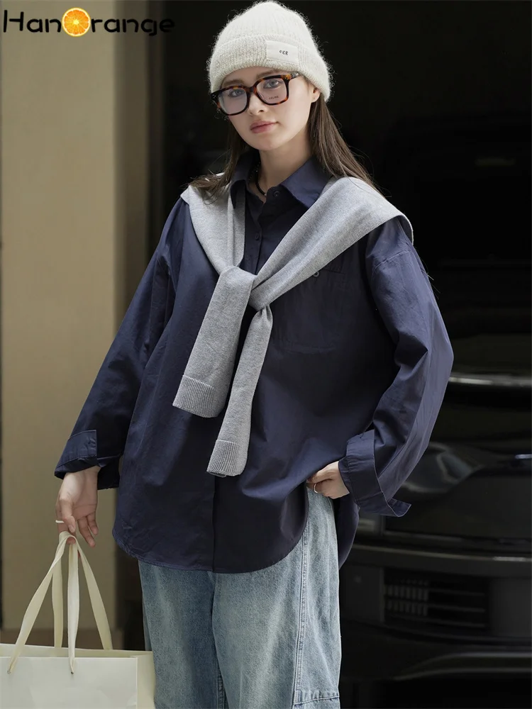HanOrange 2025 Early Autumn Fashion Knitted Shawl Two Piece Set Shirt Women Unique Casual Top White/Navy Blue
HanOrange 2025 Early Autumn Fashion Knitted Shawl Two Piece Set Shirt Women Unique Casual Top White/Navy Blue