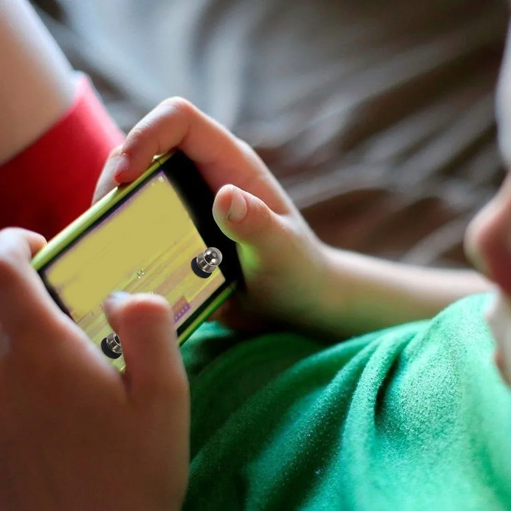 2 Pairs Mobile Joystick Game Button for Phone Tablet Accessories High Sensitivity Durable Gaming Necessities Copper Silicone 
2 Pairs Mobile Joystick Game Button for Phone Tablet Accessories High Sensitivity Durable Gaming Necessities Copper Silicone