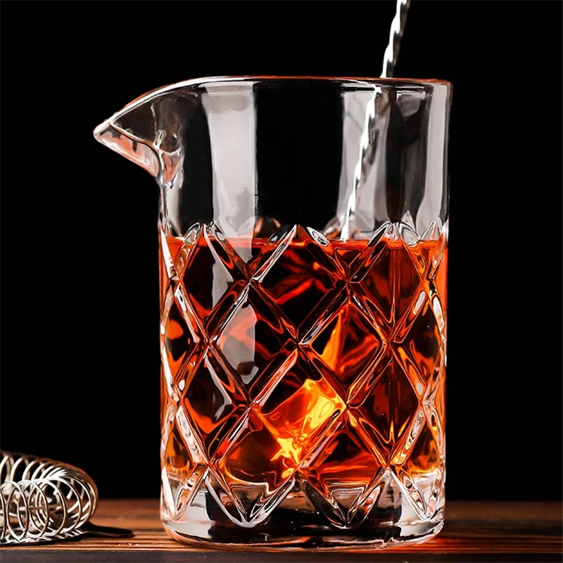 500ml Glass Studded Cocktail Mixing Glass Bar Tool
500ml Glass Studded Cocktail Mixing Glass Bar Tool