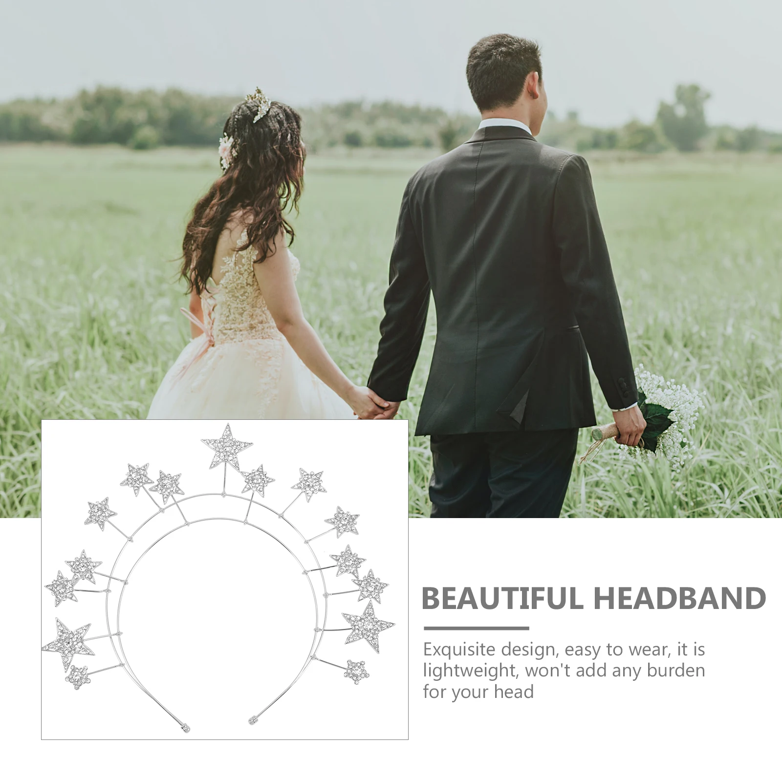 Sequin Diamond Headband Bridal Hair Accessories Headgear Star Crown Headpiece Bride
Sequin Diamond Headband Bridal Hair Accessories Headgear Star Crown Headpiece Bride