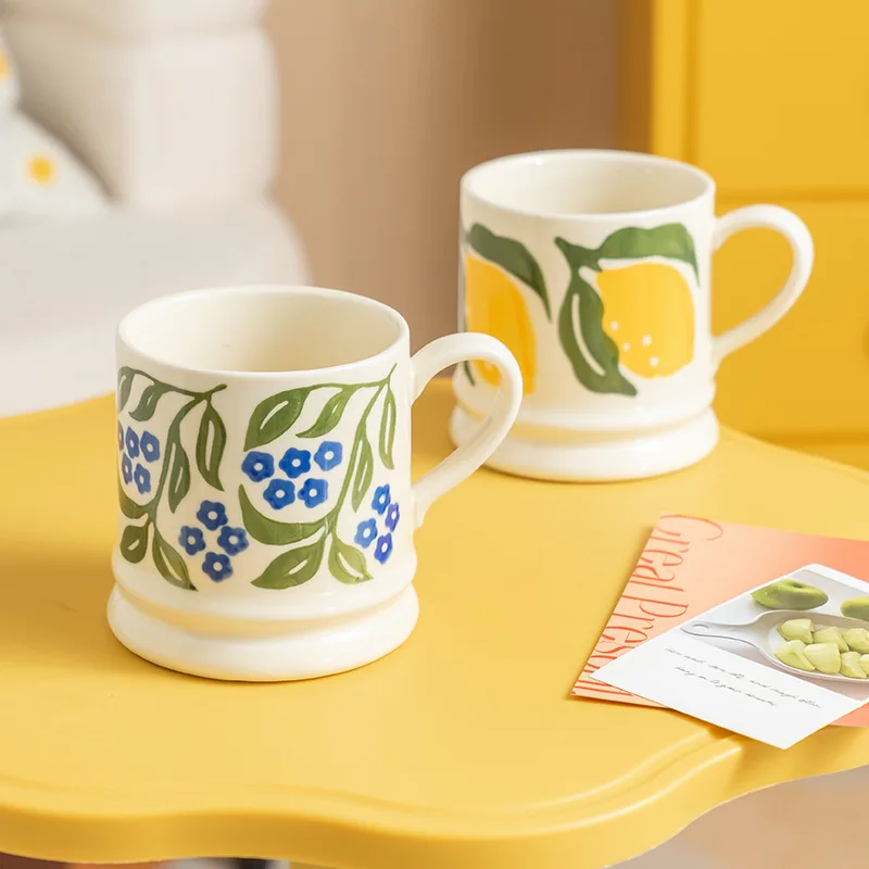 High-value Retro Flower Ceramic Mug Large-capacity Breakfast Coffee Cup Couple Water Cups Girl Birthday Gift
High-value Retro Flower Ceramic Mug Large-capacity Breakfast Coffee Cup Couple Water Cups Girl Birthday Gift