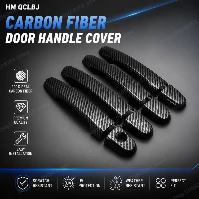 For Toyota Corolla 2007-2013 Carbon Fiber Pattern Door Handle Sticker Exterior Handle Decoration Car Styling Modification
For Toyota Corolla 2007-2013 Carbon Fiber Pattern Door Handle Sticker Exterior Handle Decoration Car Styling Modification