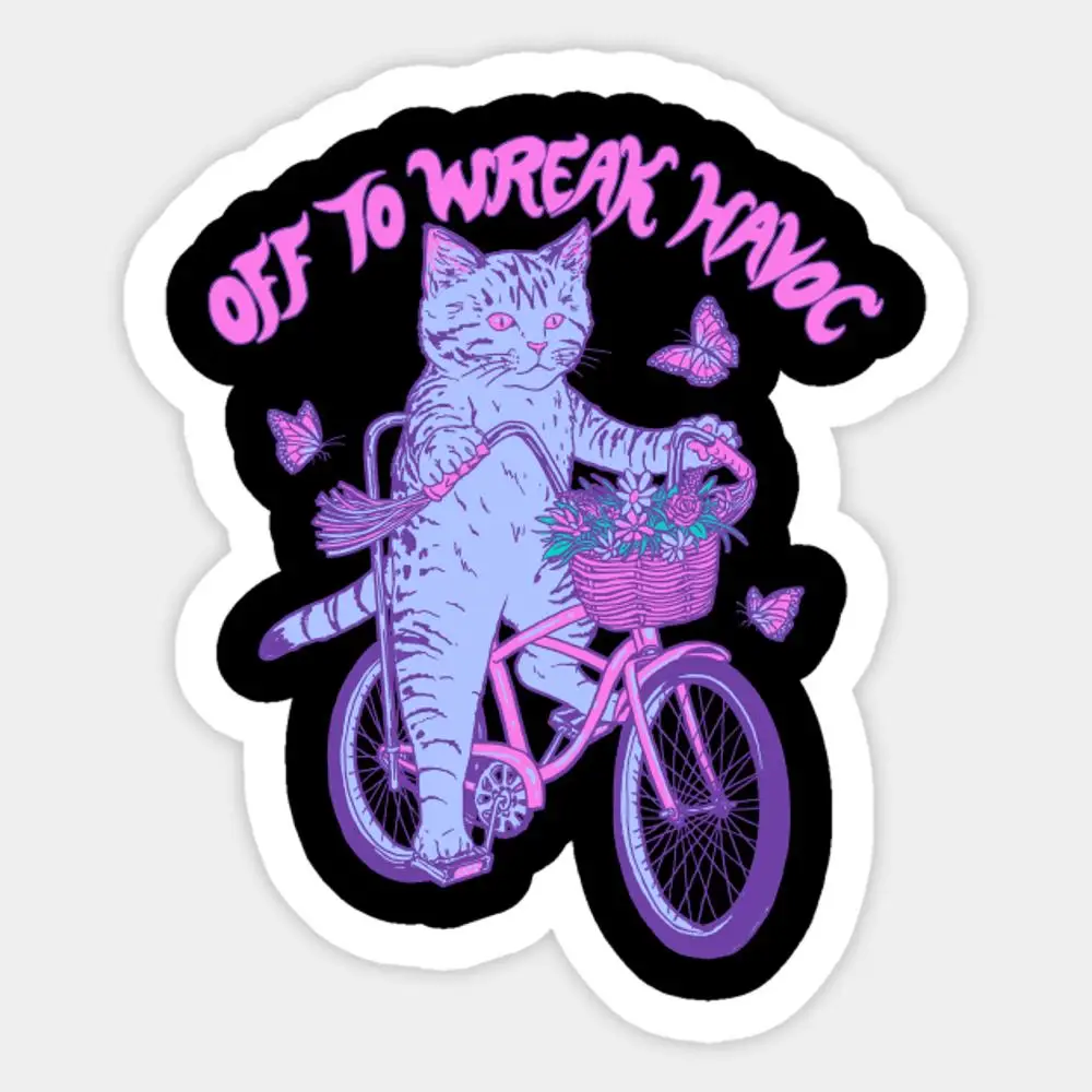 Off To Wreak Havoc Sticker for Laptop Decor Bedroom Car Cute Cartoon Art Fashionable Public Suitcase
Off To Wreak Havoc Sticker for Laptop Decor Bedroom Car Cute Cartoon Art Fashionable Public Suitcase