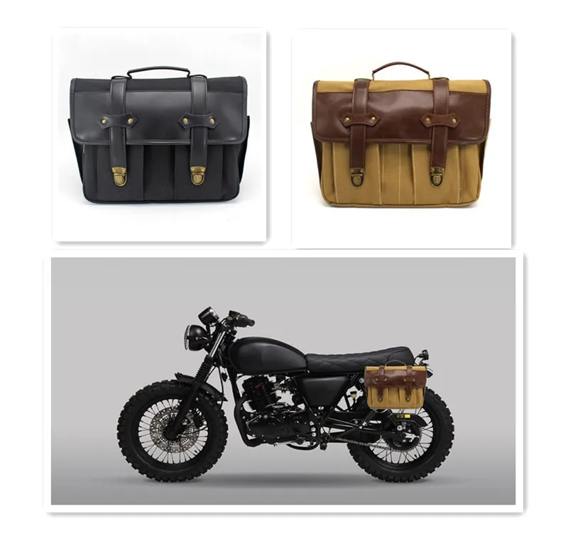 Black Universal Motorcycle Black Storage Side Saddle Bags PU Leather Swing Arm Tool Bag
Black Universal Motorcycle Black Storage Side Saddle Bags PU Leather Swing Arm Tool Bag