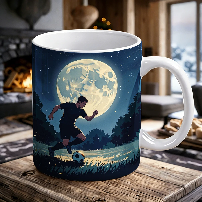 Moonlit Night Soccer Player in Action Mug with a bottle opener function of 2026 Major Football Event
Moonlit Night Soccer Player in Action Mug with a bottle opener function of 2026 Major Football Event