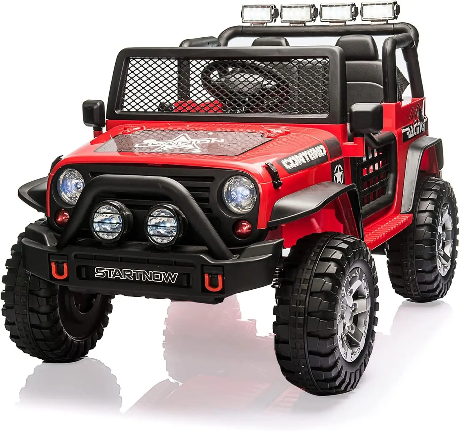 2 Seater Ride On Car Truck, 12V Off-Road Electric Vehicle with Remote Control, Bluetooth, Music, LED Lights, Spring Suspension,
2 Seater Ride On Car Truck, 12V Off-Road Electric Vehicle with Remote Control, Bluetooth, Music, LED Lights, Spring Suspension,