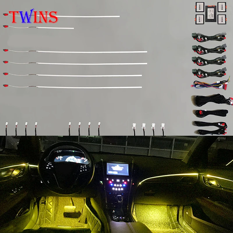 LED Inter Ambient Light for Cadillac ATS 64 Color Car Decorative Environment Lamp Decorative Car Light
LED Inter Ambient Light for Cadillac ATS 64 Color Car Decorative Environment Lamp Decorative Car Light