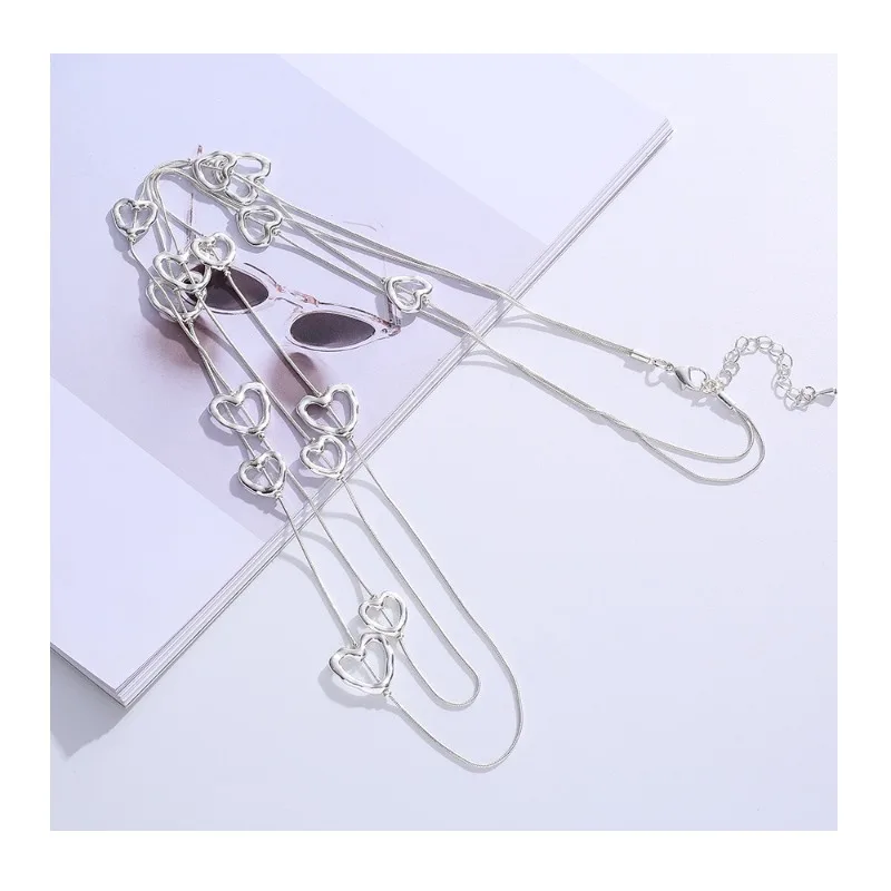 Popular Hot-selling Necklace, Simple and Popular Peach Heart Exquisite Long Necklace, Double-layer Sweater Chain
Popular Hot-selling Necklace, Simple and Popular Peach Heart Exquisite Long Necklace, Double-layer Sweater Chain