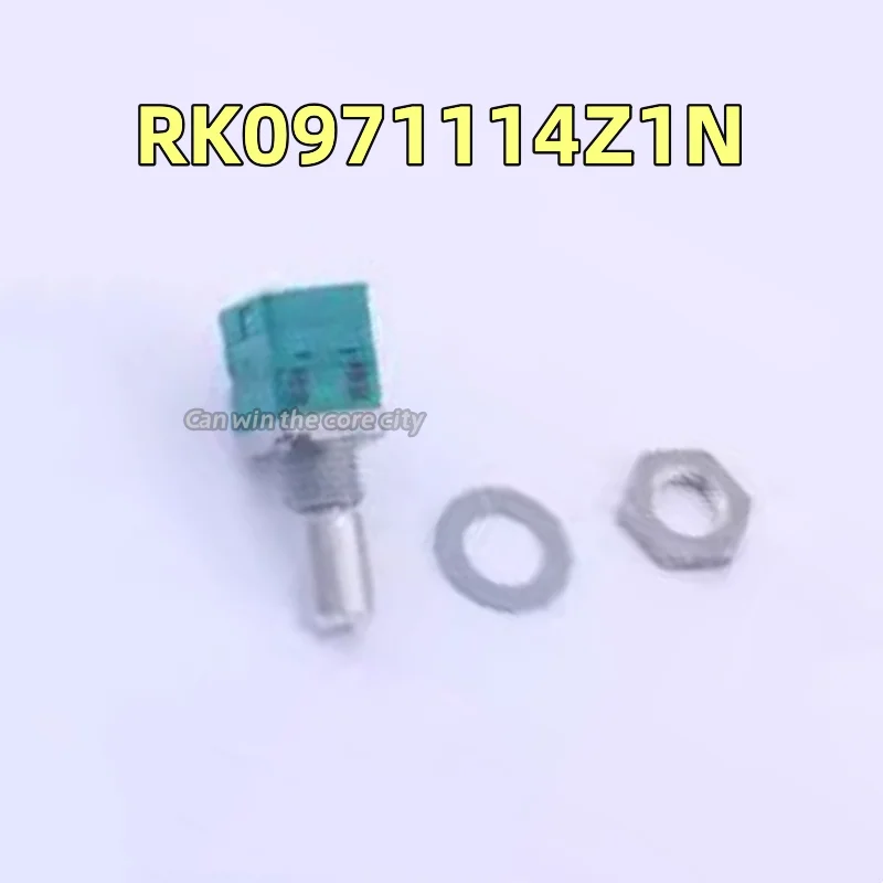 5 pieces Japan ALPS RK0971114Z1N adjustable resistance / potentiometer Metal shaft rotating potentiometer three-piece set
5 pieces Japan ALPS RK0971114Z1N adjustable resistance / potentiometer Metal shaft rotating potentiometer three-piece set