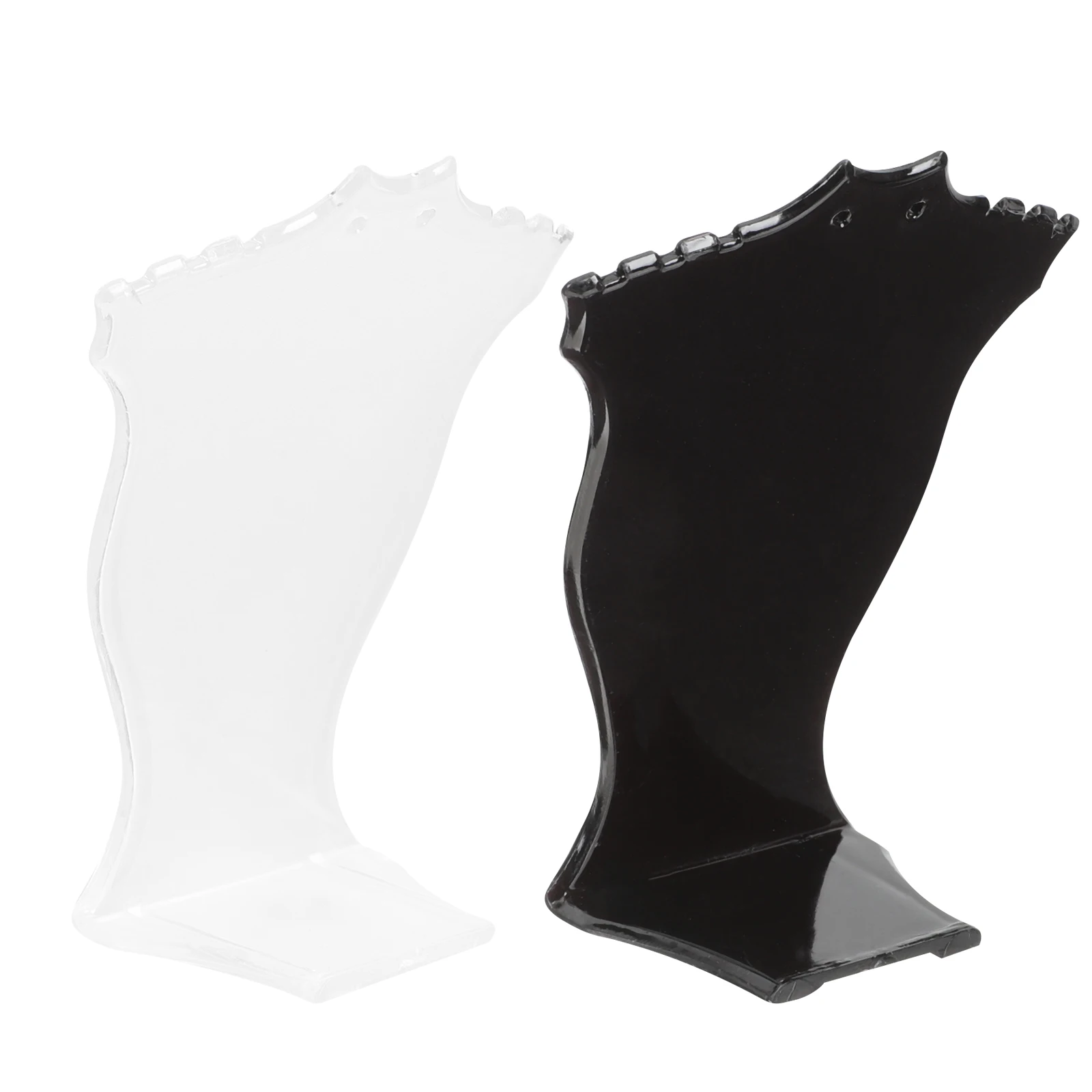 2 Pcs Necklace Earring Display Stand Jewelry Holder Bust Jewellery Organiser T-shaped for Necklaces
2 Pcs Necklace Earring Display Stand Jewelry Holder Bust Jewellery Organiser T-shaped for Necklaces