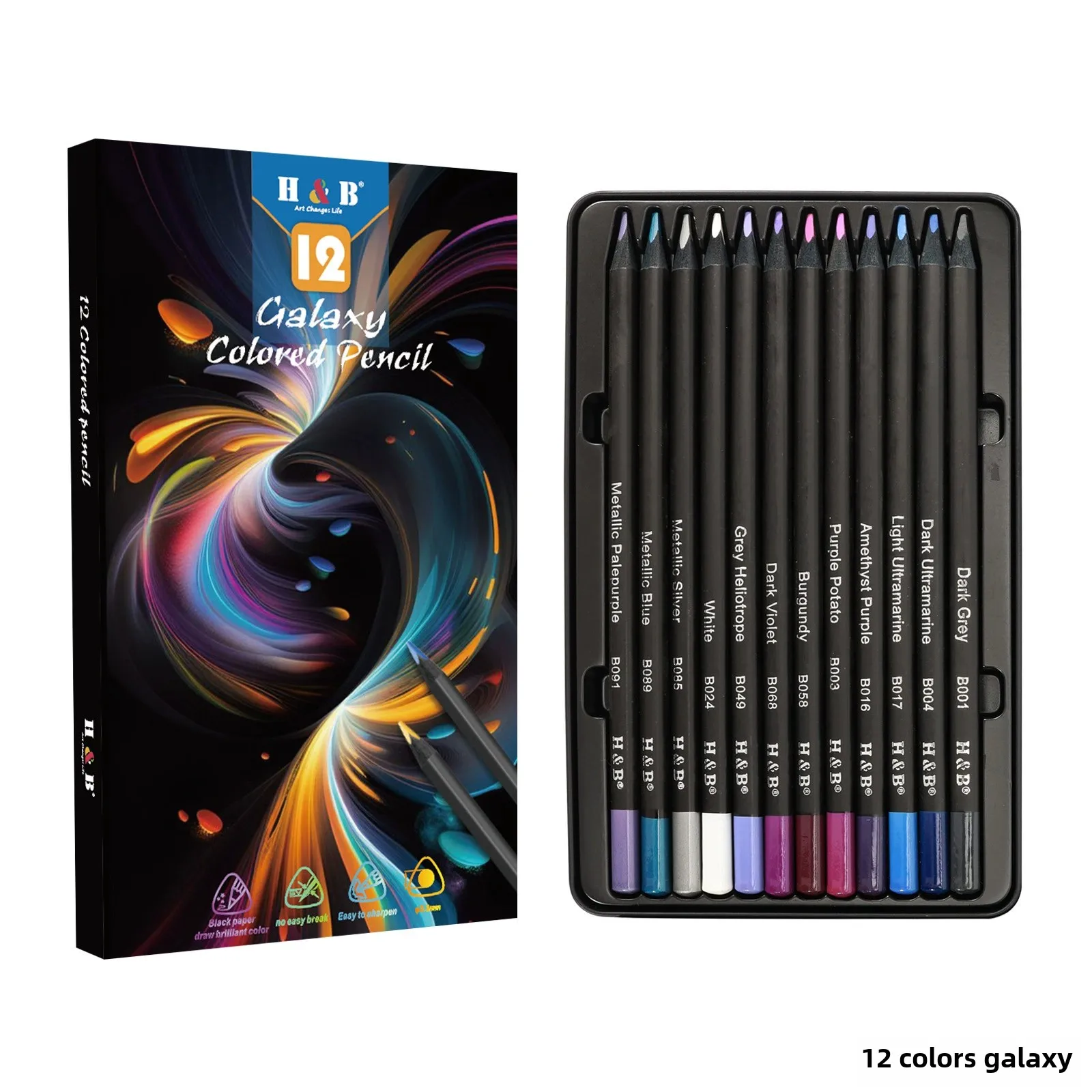 24 color 50 color black wood color lead set oil brush art student professional painting tools
24 color 50 color black wood color lead set oil brush art student professional painting tools