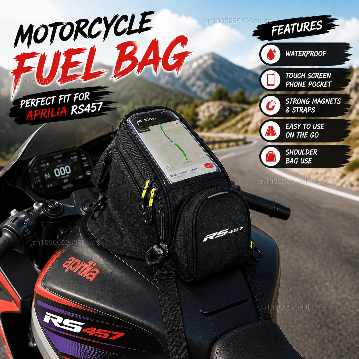 NEW Universal Magnetic Fuel Tank Bag Motorcycle Phone Navigation Pack For Aprilia RS457 RS660 RSV4 Tuono 660 RS 457 2024 2025
NEW Universal Magnetic Fuel Tank Bag Motorcycle Phone Navigation Pack For Aprilia RS457 RS660 RSV4 Tuono 660 RS 457 2024 2025