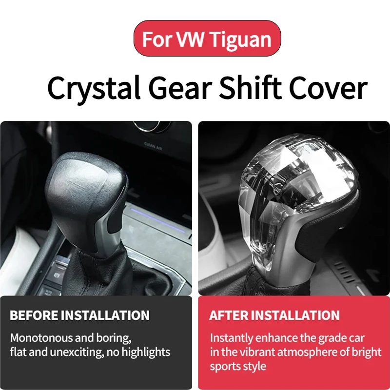 Crystal Gear Stick Knob Cover Shifter Handle For VW Tiguan TERAMONT PHIDEON VILORAN 2020-2022 Replacement Interior Accessories
Crystal Gear Stick Knob Cover Shifter Handle For VW Tiguan TERAMONT PHIDEON VILORAN 2020-2022 Replacement Interior Accessories