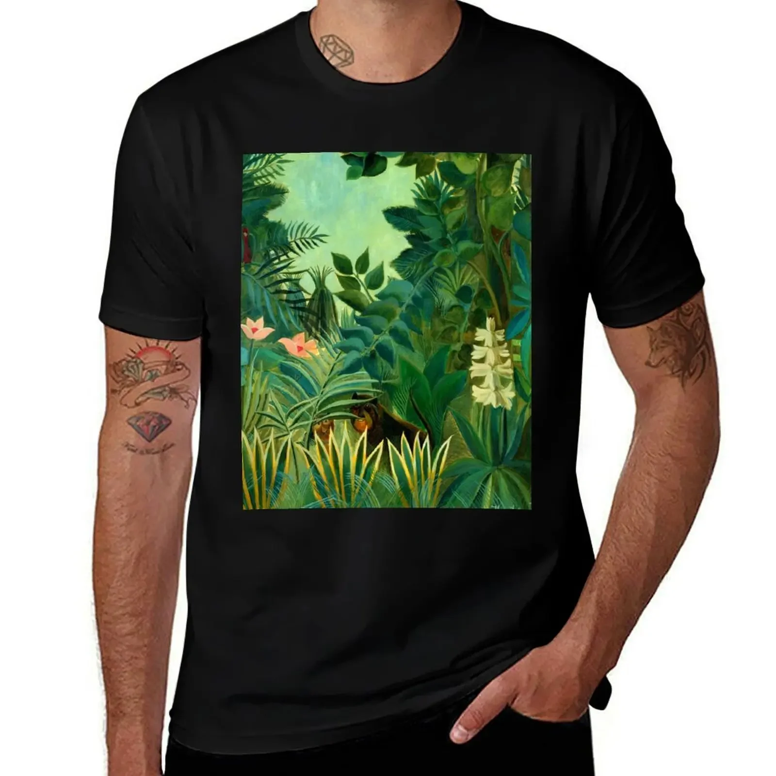 Henri Rousseau The Equatorial Jungle, 1909 T-Shirt Clothing graphics oversized t shirt men
Henri Rousseau The Equatorial Jungle, 1909 T-Shirt Clothing graphics oversized t shirt men