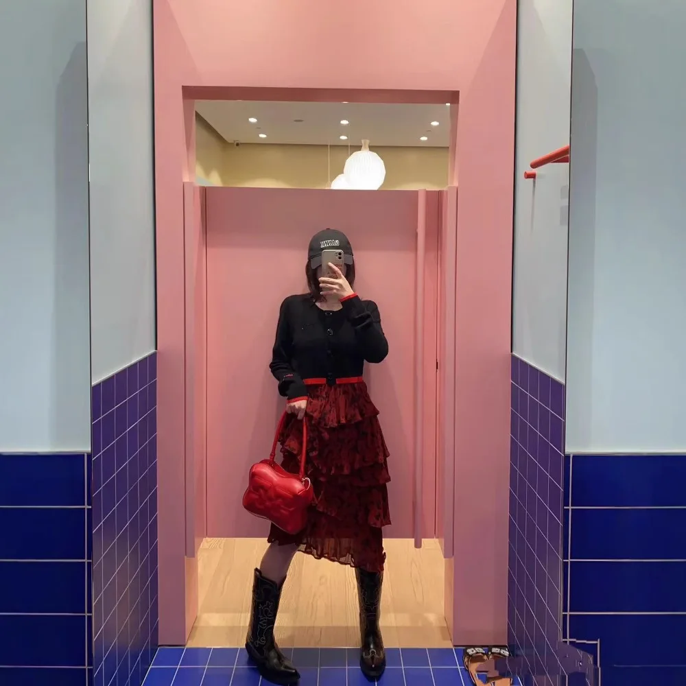 ort round Ne Knitted Sweater with Red And Beads for Women Faionable Slim Fit Color Blo French Sle Wo...
ort round Ne Knitted Sweater with Red And Beads for Women Faionable Slim Fit Color Blo French Sle Wo...