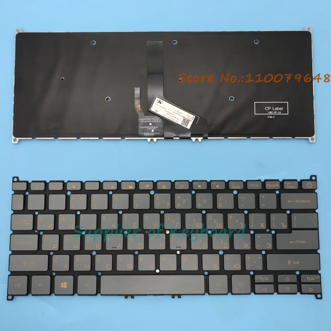 NEW Russian Keyboard For ACER Swift 5 SF514-51T SF514-52T SF514-52TP SF514-55GT SF514-55T SF514-55TA Brown/Silver/Gold Backlit
NEW Russian Keyboard For ACER Swift 5 SF514-51T SF514-52T SF514-52TP SF514-55GT SF514-55T SF514-55TA Brown/Silver/Gold Backlit