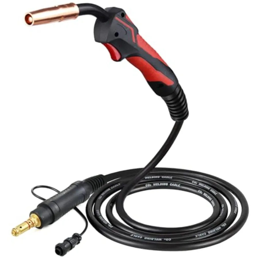 MIG Welding Gun Torch 250Amp 15ft Replacement for Lincoln Magnum 250L K533-7, Mig Welder Parts for Lincoln Power MIG 200/215/21
MIG Welding Gun Torch 250Amp 15ft Replacement for Lincoln Magnum 250L K533-7, Mig Welder Parts for Lincoln Power MIG 200/215/21