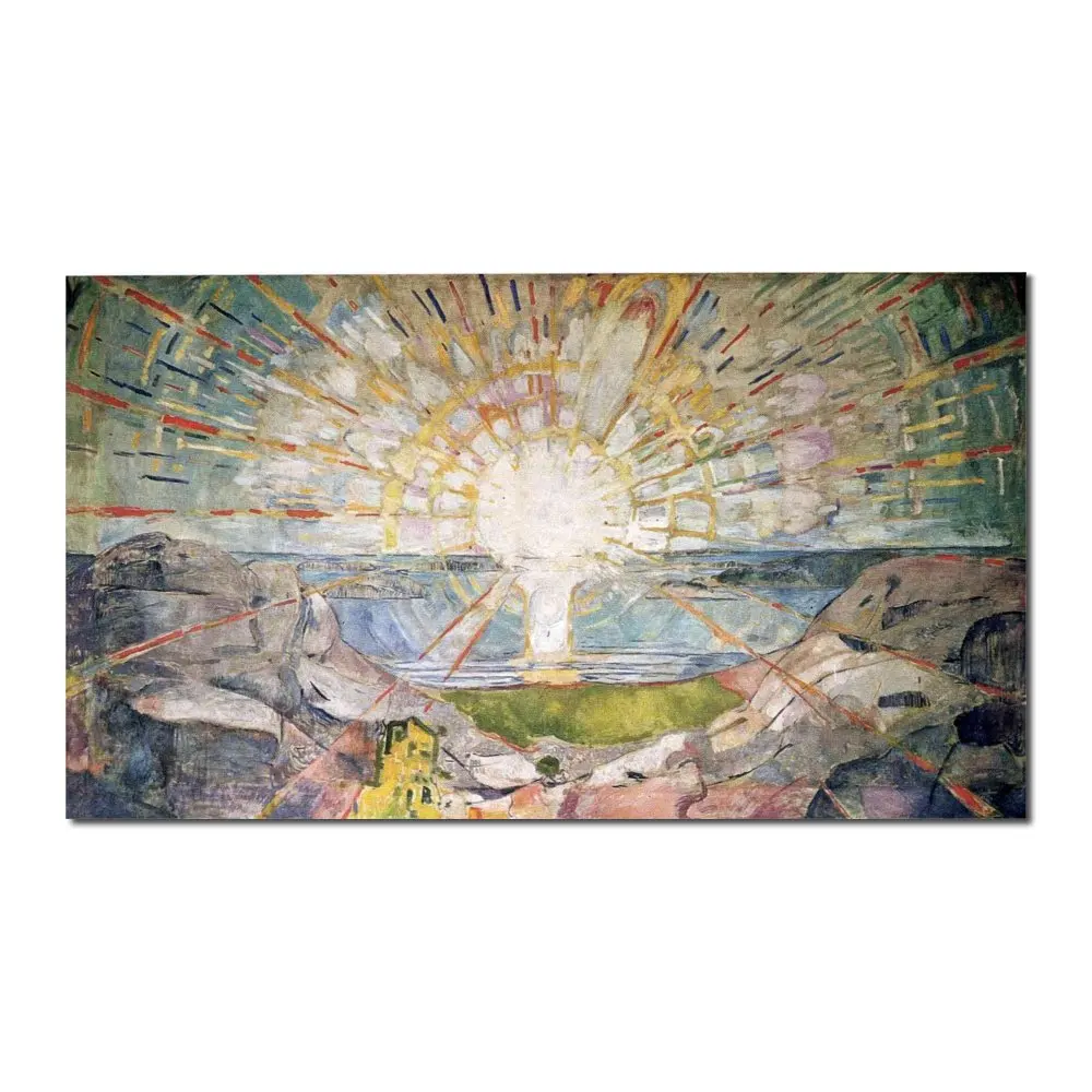 Большой абстрактный пейзаж, холст, искусство, солнце, ручная работа, Edvard Munch, живопись, искусство, гостиная, офис, современный декор, высокое качество
Большой абстрактный пейзаж, холст, искусство, солнце, ручная работа, Edvard Munch, живопись, искусство, гостиная, офис, современный декор, высокое качество