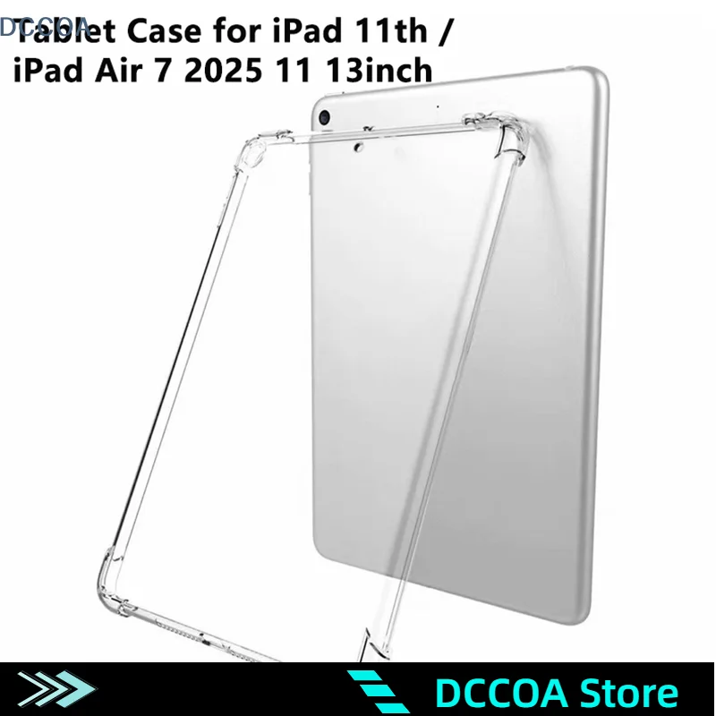 Прозрачный защитный чехол для iPad Air 7 11th 2025 Mini 7 IPad Pro 2024 11 13-дюймовый защитный чехол для планшета с защитой от падения
Прозрачный защитный чехол для iPad Air 7 11th 2025 Mini 7 IPad Pro 2024 11 13-дюймовый защитный чехол для планшета с защитой от падения