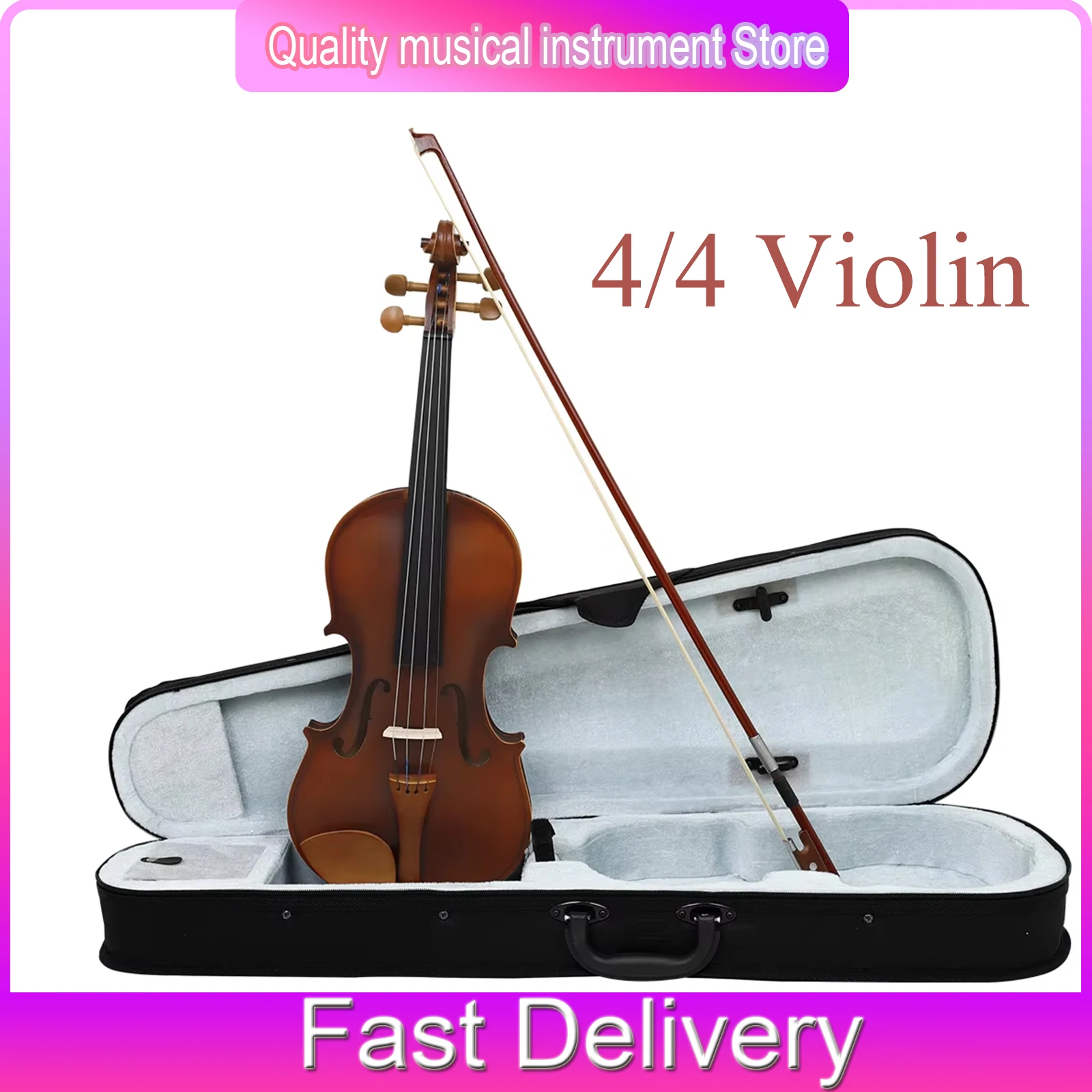 Astonvilla 4/4 Violin Datewood Matte Wood Color Violin Hand Carved For Playing Beginners String Instrument Kit With Parts
Astonvilla 4/4 Violin Datewood Matte Wood Color Violin Hand Carved For Playing Beginners String Instrument Kit With Parts