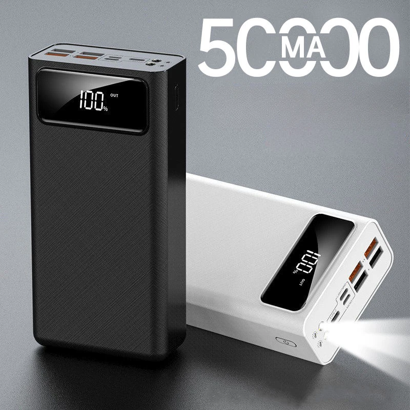 JayoWade High Capacity 50000mAh Power Bank With USB Port Battery 40000mah 30000mah PowerBank Flashlight
JayoWade High Capacity 50000mAh Power Bank With USB Port Battery 40000mah 30000mah PowerBank Flashlight