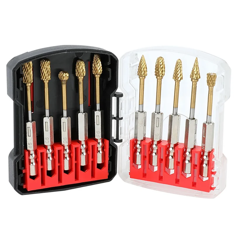 A03F-10 Pcs 1/4" Carbide Burr Set With Quick Change 1/4" Shank 1/4" Quick-Change Shank For Electric Grinding Burr Set Die Grinde
A03F-10 Pcs 1/4" Carbide Burr Set With Quick Change 1/4" Shank 1/4" Quick-Change Shank For Electric Grinding Burr Set Die Grinde